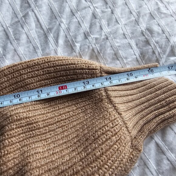 Aritzia Wilfred Free Rourke Merino Wool Sweater - 2018 - Constant Camel - Sz XXS - Picture 15 of 16